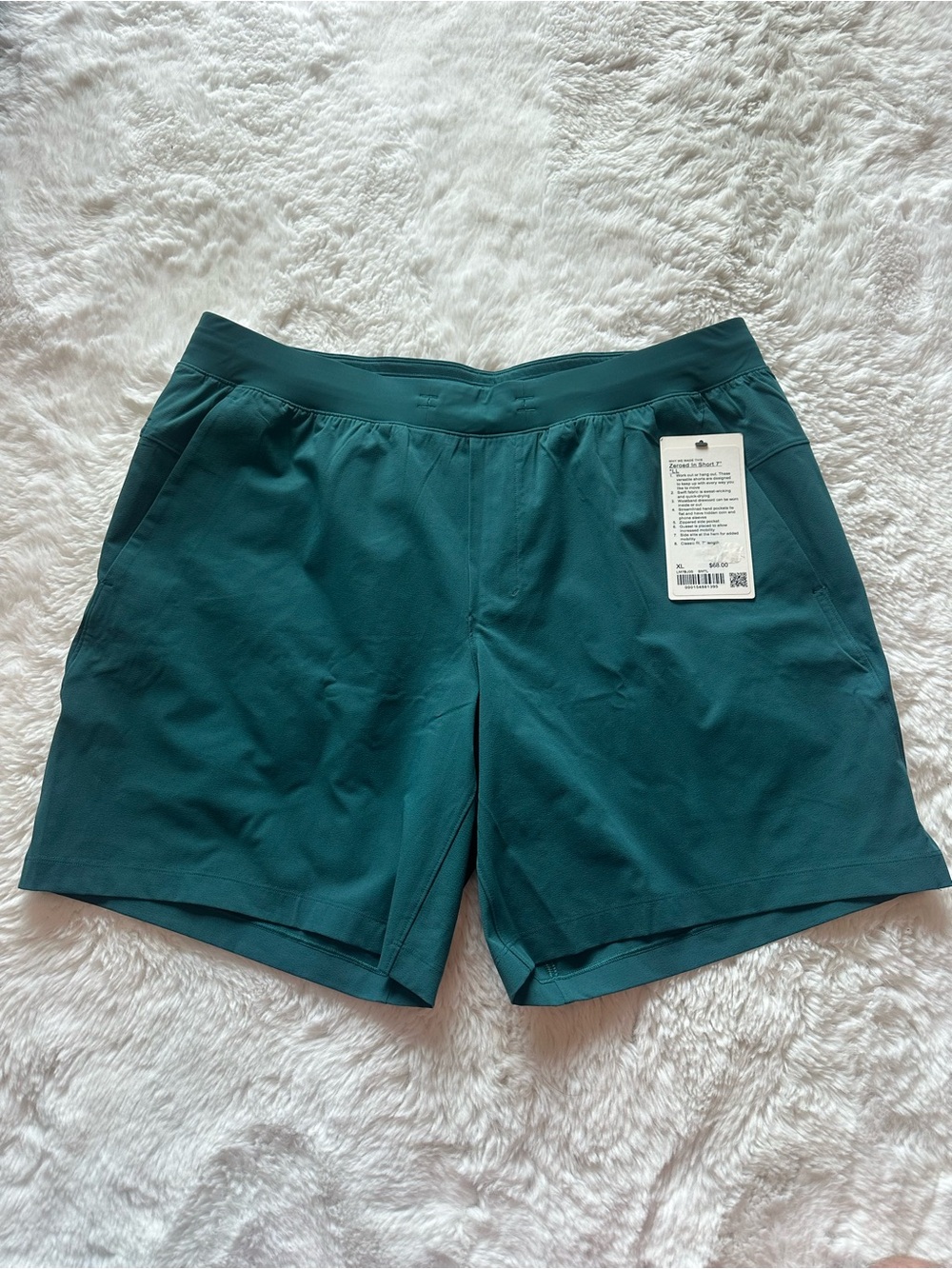 lululemon athletica Men’s Athletic Shorts in Teal Green - Picture 7 of 7